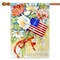 Toland Home Garden USA Flag Floral Bouquet "We Remember" Patriotic Outdoor Flag - 40" x 28"